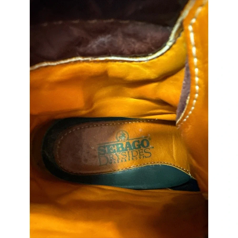Vintage Sebago Drysides Sz 7.5 Men's Maroon Color Waterproof Hiking‎ Trail